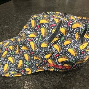 Sprints running Taco Print Cap with Embroidered Logo